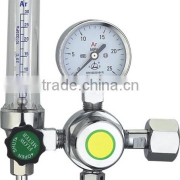 Argon/co2 regulator with flowmeter