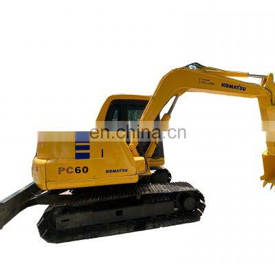 Used komatsu mini excavator pc60 , Original Japan komatsu mini excavator , komatsu mini digger