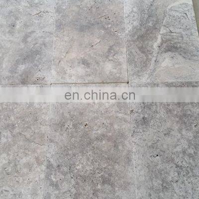 Premium Quality Wholesale Silver Travertine Tumbled Outdoor and Indoor Construction Projects Made in Turkey CEM-T-06 photo-4