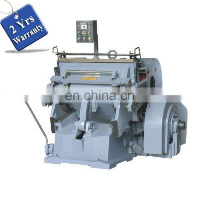 ML930 Manual Flatbed Paper Die Cutting and Creasing Machine, Plastic PVC PET Cardboard Flat bed Die Cutter Punching Press