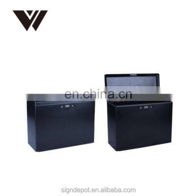 Locking Steel Security File Box Document Storage Organizer photo-4