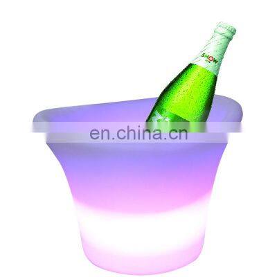 Factory Direct Custom RGB Color Change Battery Control Drink Barware KTV Bars Wine Champagne Beer Cooler