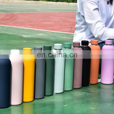 Manufacturer 750ml Travel Bottle Double Wall Insulated  Stainless Steel Thermoses Vacuum Flasks