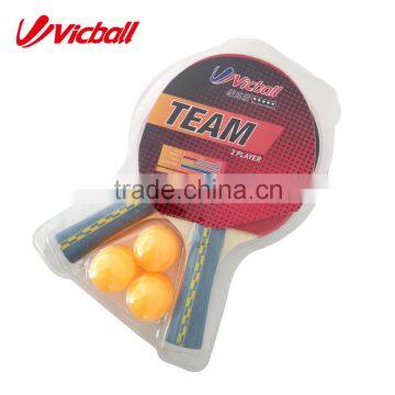 wooden table tennis set