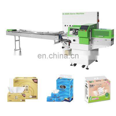 Single Horizontal Fill Form Facial Seal Tissue Pocket Semi Automatic Napkin Pack Machine Of Spoons And Napkin photo-2