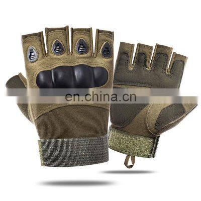 Heavy Tactical Equipment Half Finger Outdoor Camping Shooting Hiking The Other Sport Gym Tactical Gloves photo-4