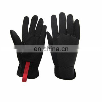 Black low price work industrial mechanic glove cheap winter work gloves