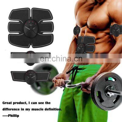 Electric Body Slimming Massager Toner Trainer Compex Stimulant Belt Wireless Abs Ems Abdominal Muscle Stimulator photo-5