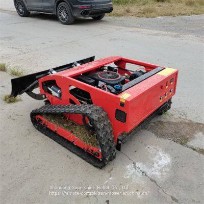 remote controlled lawn mower, China slope mower remote control price, remote control mower for slopes for sale