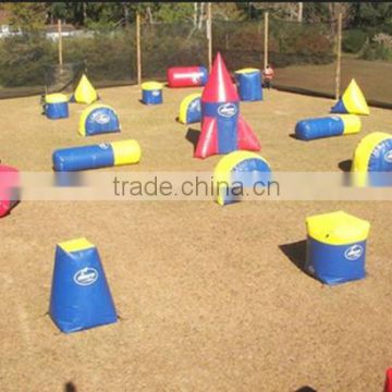 Portable mini inflatable paintball bunkers games for outdoor sports,inflatable airsoft bunker