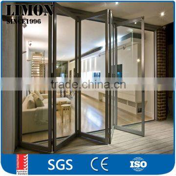 aluminum exterior glass folding door with AS2047