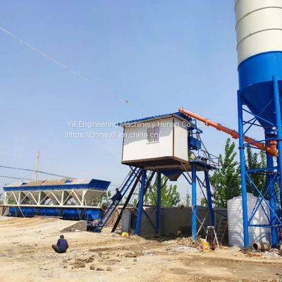 Professional Manufacturer Hzs75 Electric Concrete Batching Plant Dry Type With Js500 Mixer photo-4