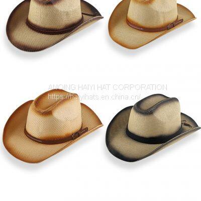 Fashion Western Cowboy Hat Outdoor Sunscreen Fishing Straw Hat Summer Sun Hat photo-5