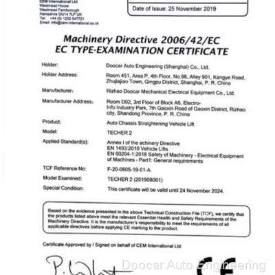 CE certificate