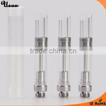 2016 EVA510 inclined or flat drip tip cartridge,hemp oil cbd atomizer glass with plastic tube package