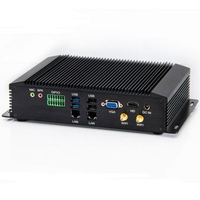 Industrial Mini PC Intel Core i7 8550U i5 8250U i3 7167U i5 7267U with 6COM RS232 RS422 RS485 HDMI VGA GPIO PS2 ports