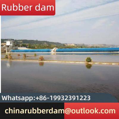 Installation of river blocking rubber dam, river storage dam, gas shield dam, and supply from the source factory