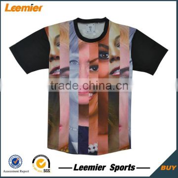 100% polyester custom design Sublimation tee shirts