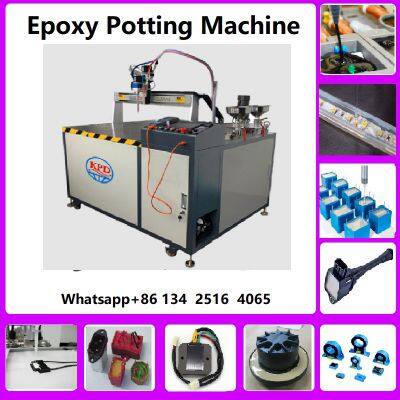 Clear Two Components Epoxy Resin AB Glue Meter Mixing Dispensing Machine Automatic Liquid Filling Glue Dispensing CNC Machine