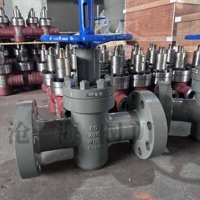 High pressure flange flat gate valve Z43Y Cang Hai valve