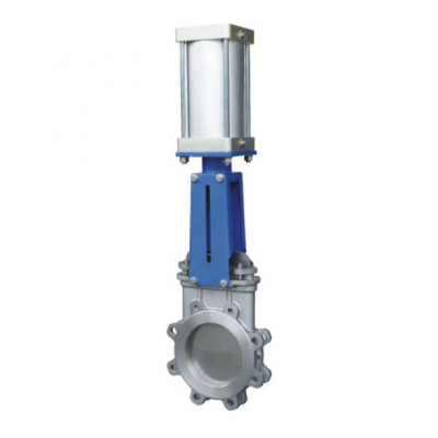 Pneumatic Knife Gate Valve for Paper Industry - Handles High-Concentration Pulp with Ceramic Seals and Compact Design for Easy Installation
