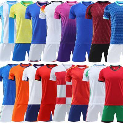 Wholesale Retro Soccer Jersey Club Team Uniform Training Vintage Football Shirt Sports Wear Men's Soccer Wear Custom Fan Player Kids Kits photo-3