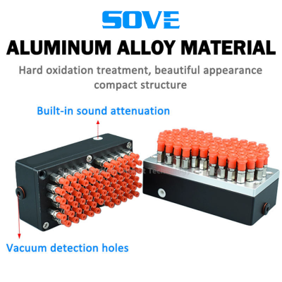 Industrial Pneumatic Vacuum Sponge Suction Cup High-power Integrated Vacuum Suction Cup Suitable for Food Packaging and PCB Board Transportation photo-3