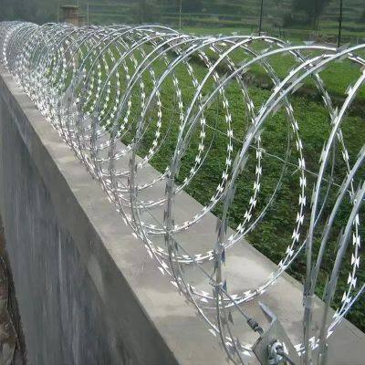 Helical Razor Wire With 12mm Blade Spacing for Enhanced Protection
