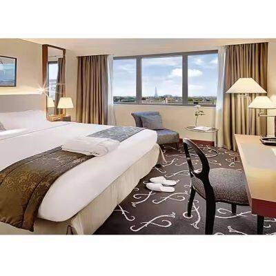 American Style Multifunctional Bed Modern Music Storage Space Leather Bed Luxury LED Light Bed With Computer Lifting Table Set photo-2