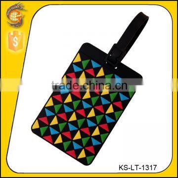 2015 new small triangle fashion luggage tag for decorating suitcases