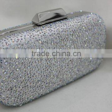 Clutch Style and crystal Material jewelled evening bags