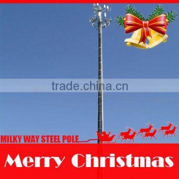 High quality telecommunication steel monopole tower