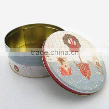 Food-grade round cake tin box set round cake tin cans wholesale