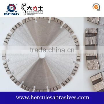 Hot pressed super thin sintered Diamond Turbo Saw Blade for cutting stone concrete and etc