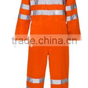 Hi vis reflective workwear safety coverall