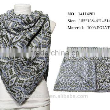 2016 fleece fancy yarn for knitting fabric wholesale scarf yiwu