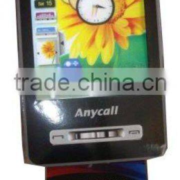 Samsung Anycall Standee Display mobile phone display stand for advertising