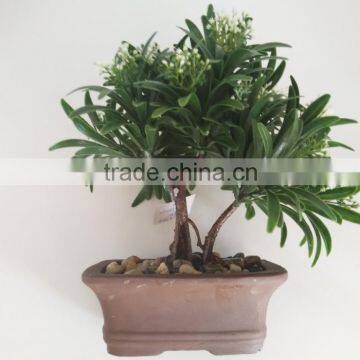 Bonsai For Indoor Office Decoration Gifts, Mini Fake Agave Plant Bonsai photo-3
