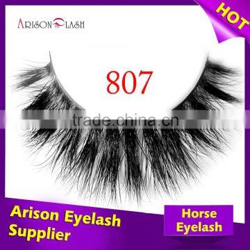 wholesale price Luxury horse fur false strip eyelashes