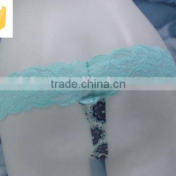 The Teen Lace G-string With Floral Photo photo-3