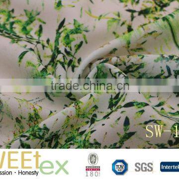 2016 DRESS BLOUSE FABRIC 100% MULTIFILAMENT POLY CDC CREPE DIGITAL PRINTING FABRIC