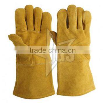 A Grade Cow Leather Welding Glove/ Guantes De Cuero