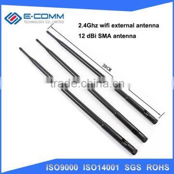 2.4Ghz high-gain wifi external antenna 12 dBi SMA antenna for wireless router/AP antennas