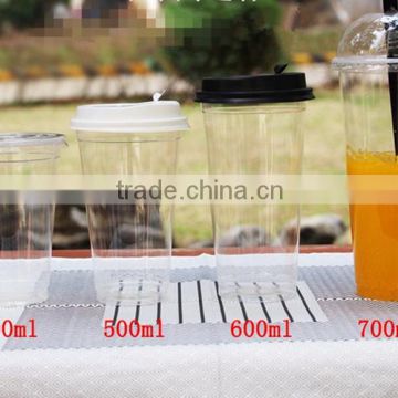 Disposable plastic cup with lid for packaging beverage / juice                        
                                                                                Supplier's Choice