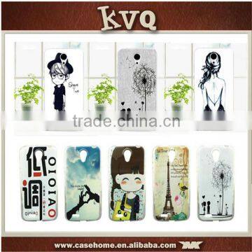 New Arrival!!! Color painting slim TPU soft back cover case for lenovo s820