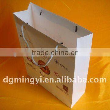 High-Quality White Carry Bag With String Handle, Kraft Shopping Bag, Garment Packaging Bag photo-4