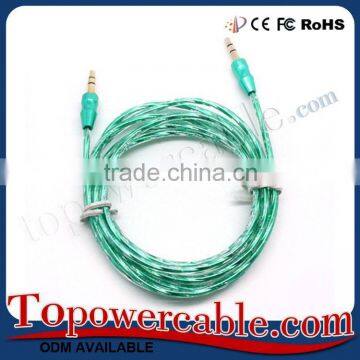 Premium 3.5mm Flexible Tangle Free Aux Cable Stereo Jack Cable