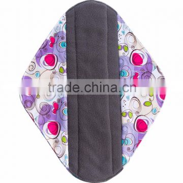 Charcoal Bamboo Reusable Sanitary Pads Panty Liners