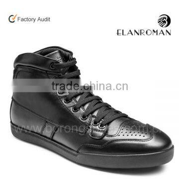 Men leather fashion hotsales mens sneaker shoes