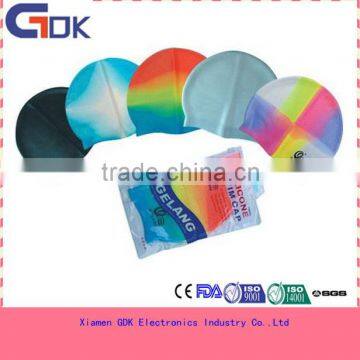Funny Printing Silicone Swim Cap for Ear Protection photo-2